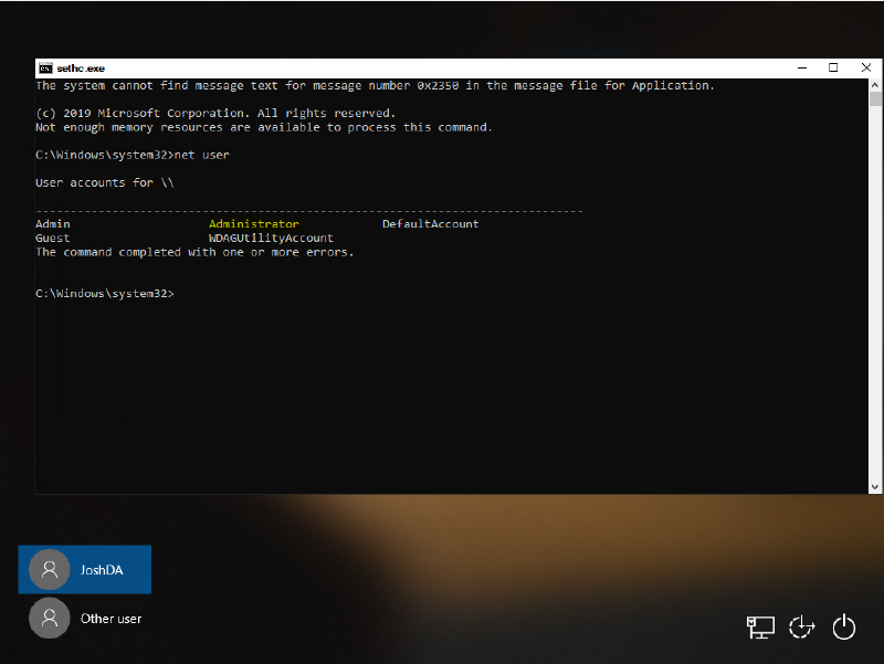 Hunting for the Administrator account