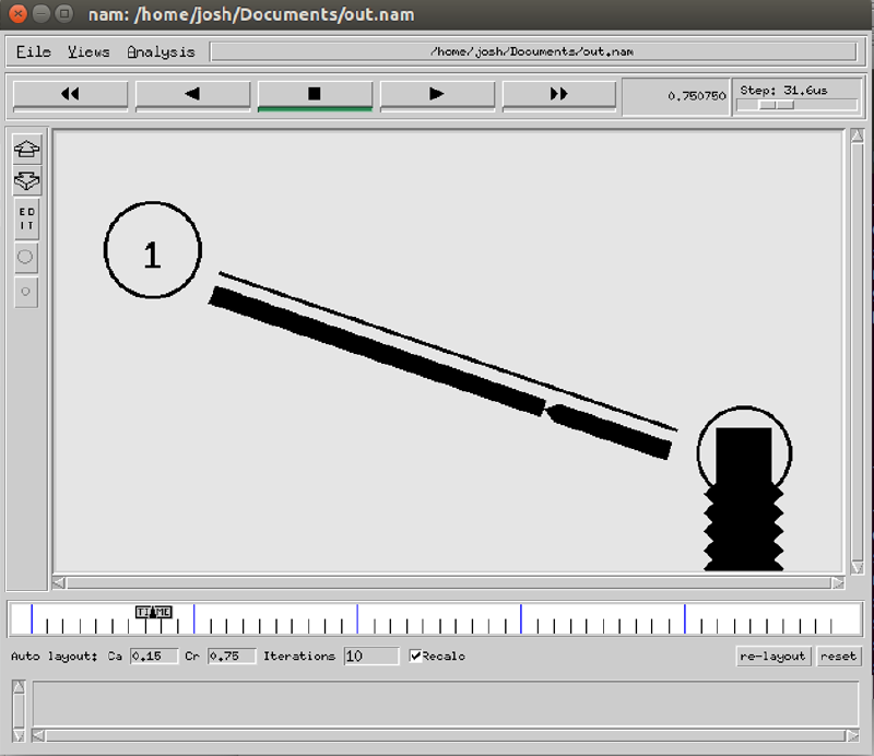 Packets being dropped during a simulation