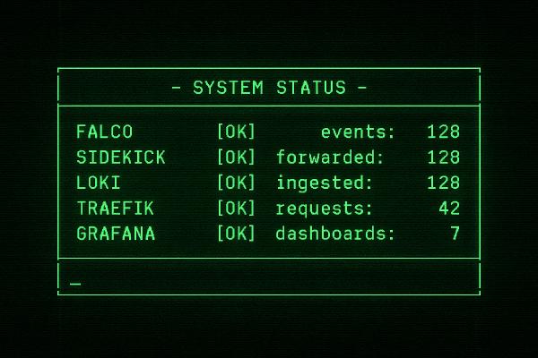 Building a Runtime Container Security Pipeline with Falco, Loki, and Traefik on TrueNAS