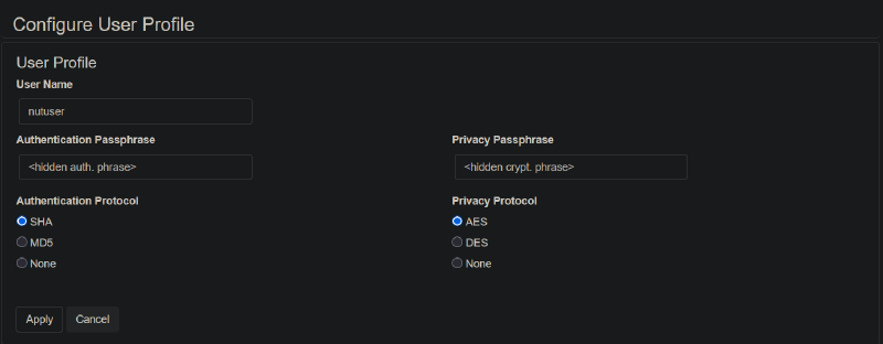 AP9630 SNMP Profile